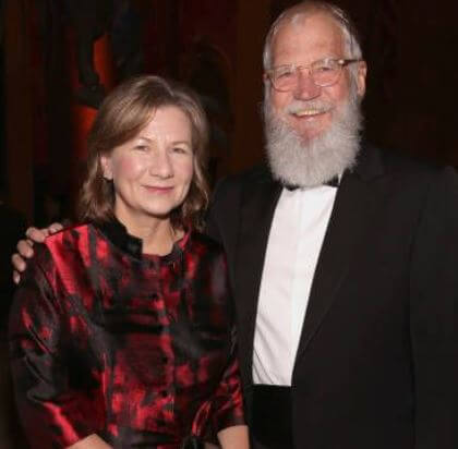 Michelle Cook ex-husband David Letterman with his current wife Regina Lasko.